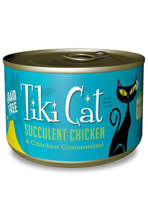 Tiki Cat Succulent Chicken in Chicken Consomme Cat Food Can, 6 oz