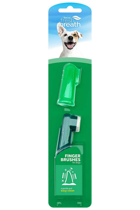 TropiClean Fresh Breath Finger Brush 2 Pack