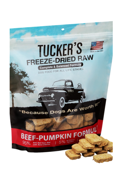 Tuckers Beef and Pumpkin Freeze-Dried Dog Food