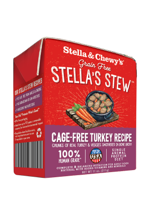 Stella and Chewy's Cage-Free Turkey Stew Wet Dog Food