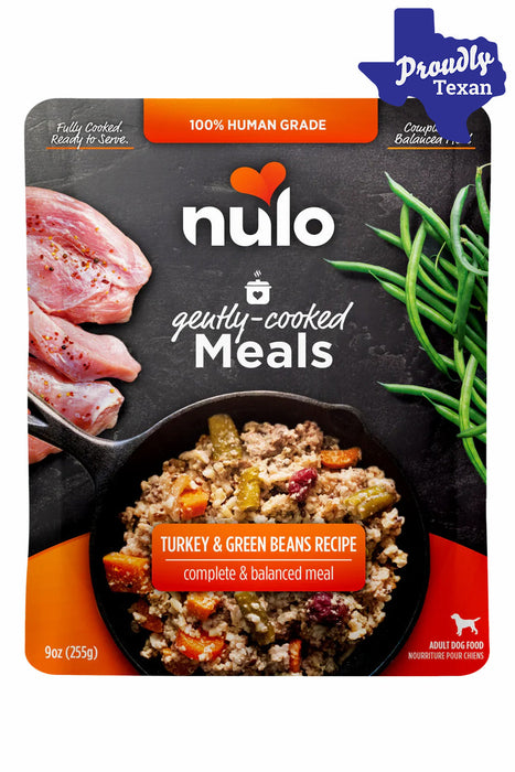 Nulo Turkey and Green Bean Gently Cooked Dog Food Pouches
