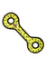 Tuffy's Ultimate Series Tug-O-War Yellow Dog Toy