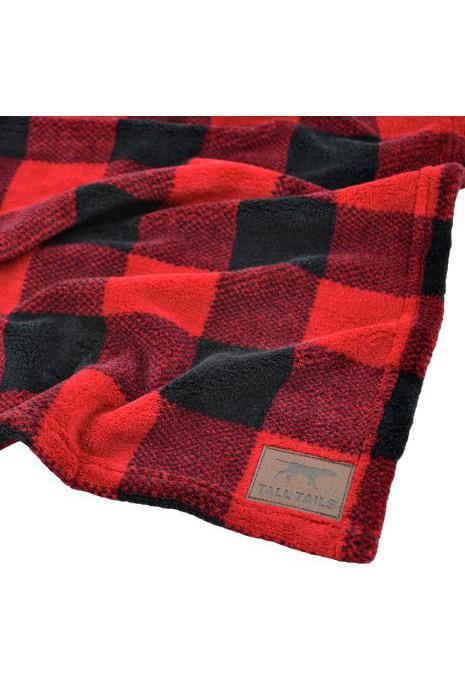 Tall Tails Hunter's Plaid Fleece Dog Blanket, Medium